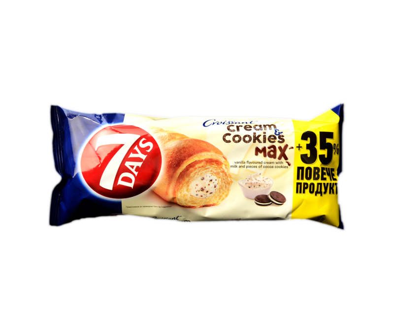 Max 7 days Vanilla - biscuit 92 g. 20 pcs./box