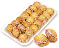 Aniel Biscuits Spring with strawberry jam 250 g 16 pcs./box
