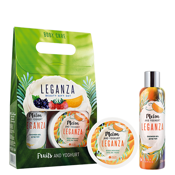 Leganza Melon and Yogurt Body Milk 24pcs/cask.