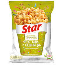 Star Pistachio and Hazelnut Snacks 24 pcs/box