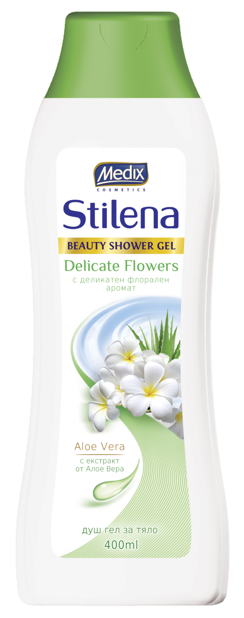 Medix shower gel Stylena Flowers green 0.400