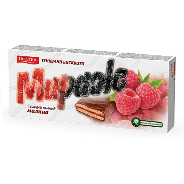 Biscuits Mirage raspberry 32pcs/box.