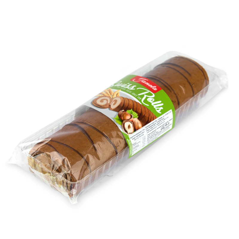 Jeanetta Roll mit Haselnusscreme 300 g 6 Stk