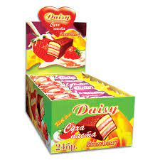 Trockennudeln Daisy BOX Erdbeere 50 g 24 Stück/Karton