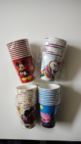 Party cups cardboard 8 pcs/stack