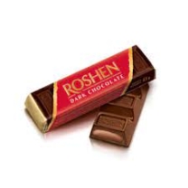 Chocolate BAR Roshen Dark Fondant filling 43g. 30 pcs/box.