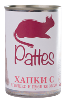 Patis Lamm- und Putenkonserven für Katzen 410 g 24 St./St.