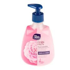 Theo Flüssigseife 400 ml mit Pumpe Camellia Pink 12 Stk./Karton