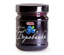 Tsima Blueberry jam 250 g 6 pcs/stack