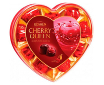 Chocolate candies Chocolate Cherry Queen with cherry and liqueur 192 g/10 pcs/box