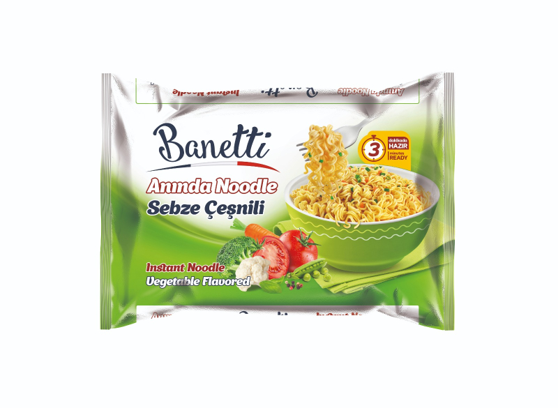 Spaghetti Banetti vegetables 75 g 40 pcs/box