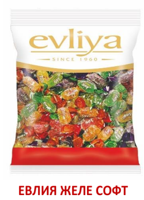 Candies Evliya Jelly soft 1 kg 6 pcs/box