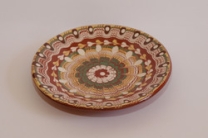 Керамическая тарелка 18 см троянский узор