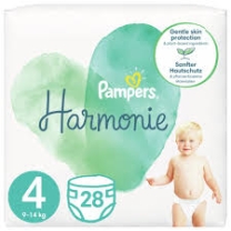 Памперс Harmonie Pure 4 /9-14 кг/ 28 бр/пакет