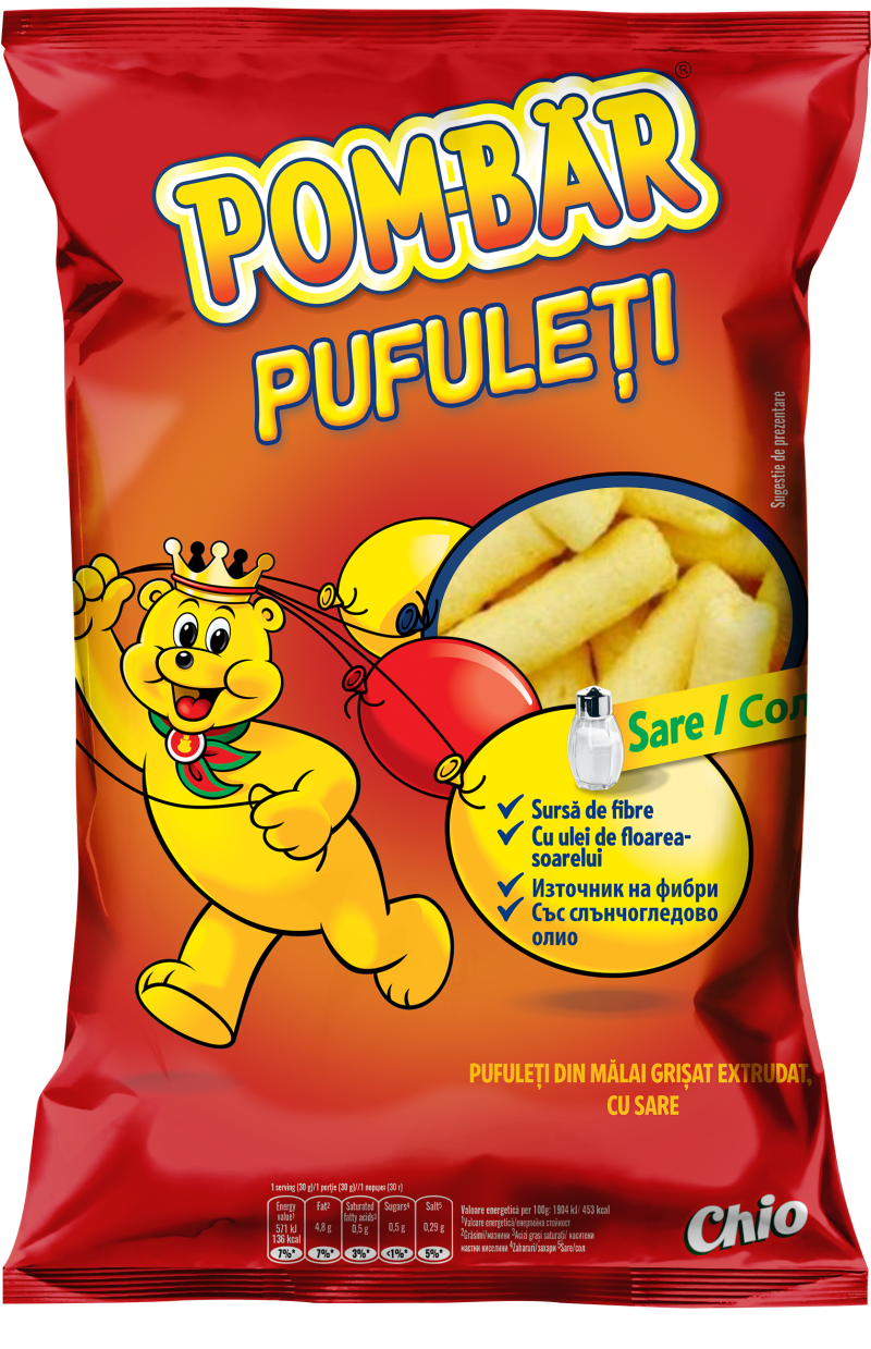 Pomber Pufuletti tuzu 75g 12 adet/kutu