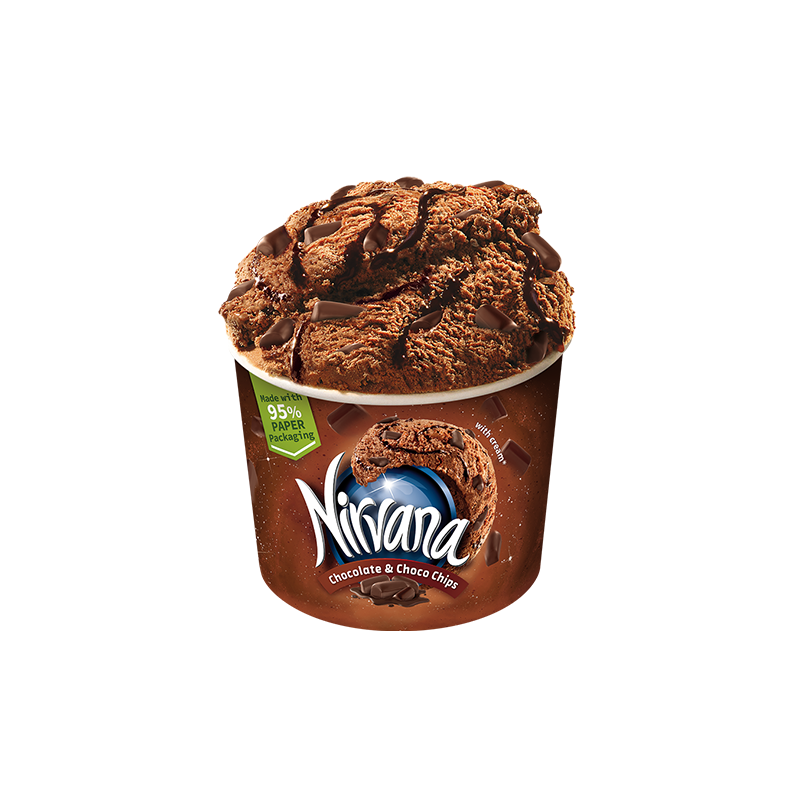 Dondurma Nirvana tüp çikolata cipsi 6*355 ml