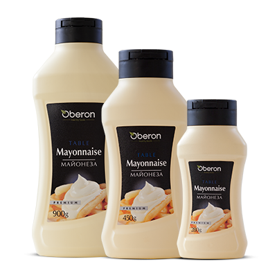 Oberon Mayonnaise Premium 450g. 6 Stück/Stapel