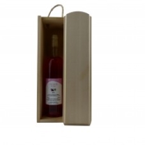 Box for 700 ml bottle with flat sliding lid