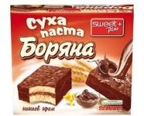 Суха паста Боряна Ванилова с какаов крем 300 гр. СУИТ+ 12 бр/каш