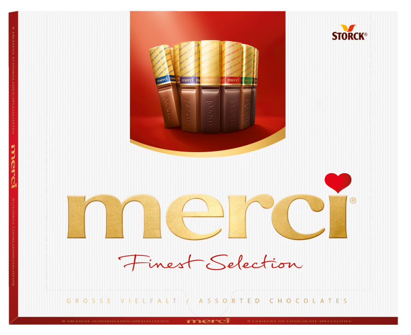 Mercy Chocolate selection /red/ 250 g 10 pcs/box