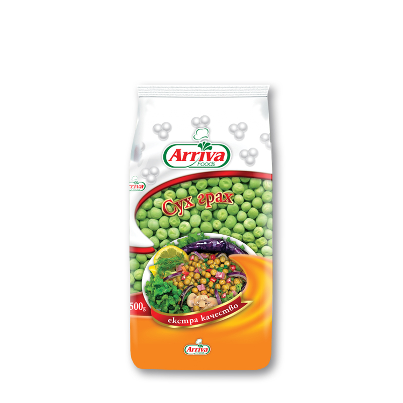 Ariva Kuru Bezelye 500 gr 6 adet/deste