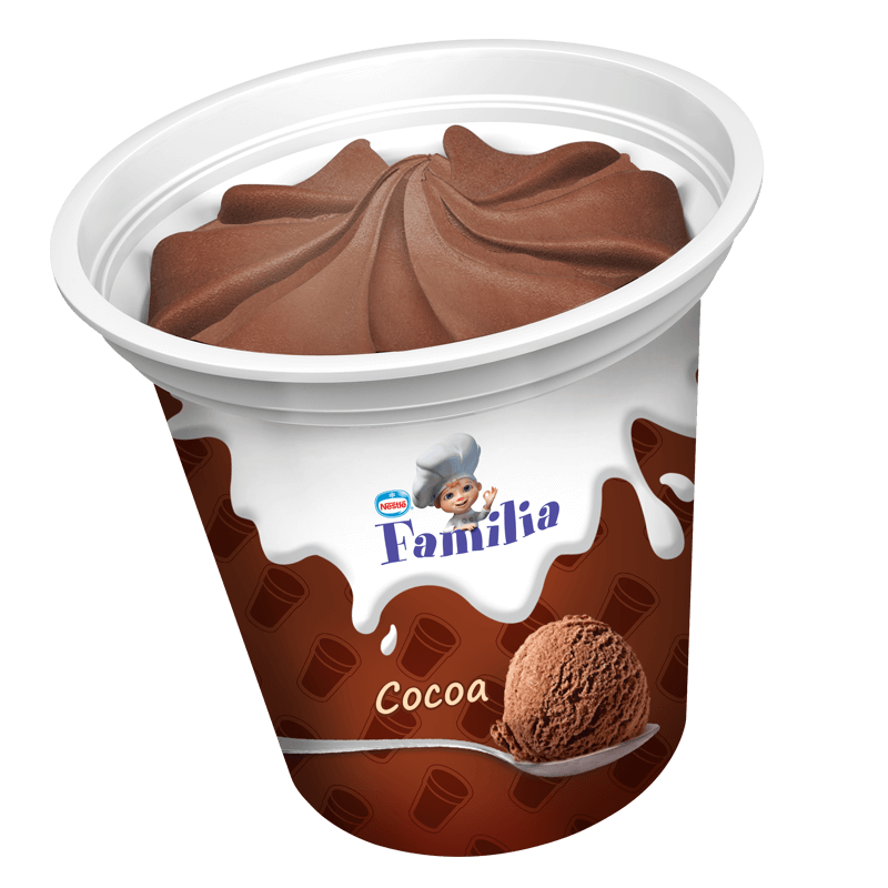 Aile dondurması Bir fincan kakao 24*125 ml
