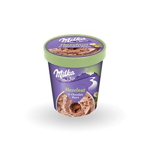 Eis Milka Haselnuss Tube 6*480 ml