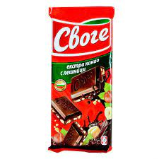 Chocolate Svoge Extra Cocoa + Lesion 90g.