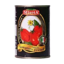 Misota Tomato cubes, peeled 425 g.