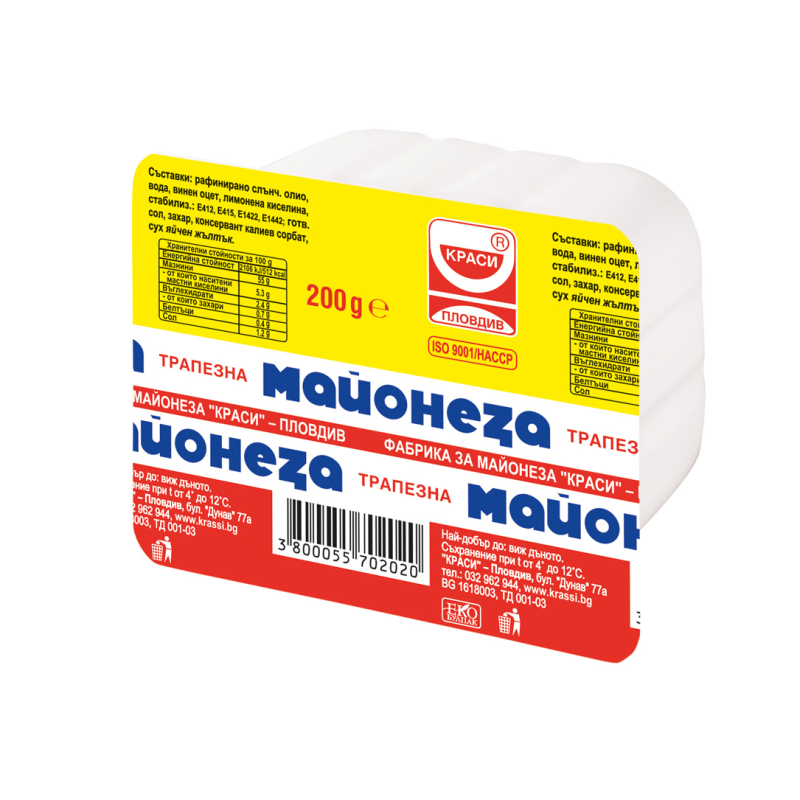 Mayonnaise Krasi 200 g 24 Stk./Karton