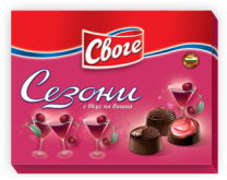 Конфеты шоколадные Seasons Cherry 14 шт./коробка