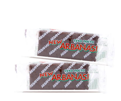 Dry pasta Arbanasi chocolate 65g 24 pcs./box.