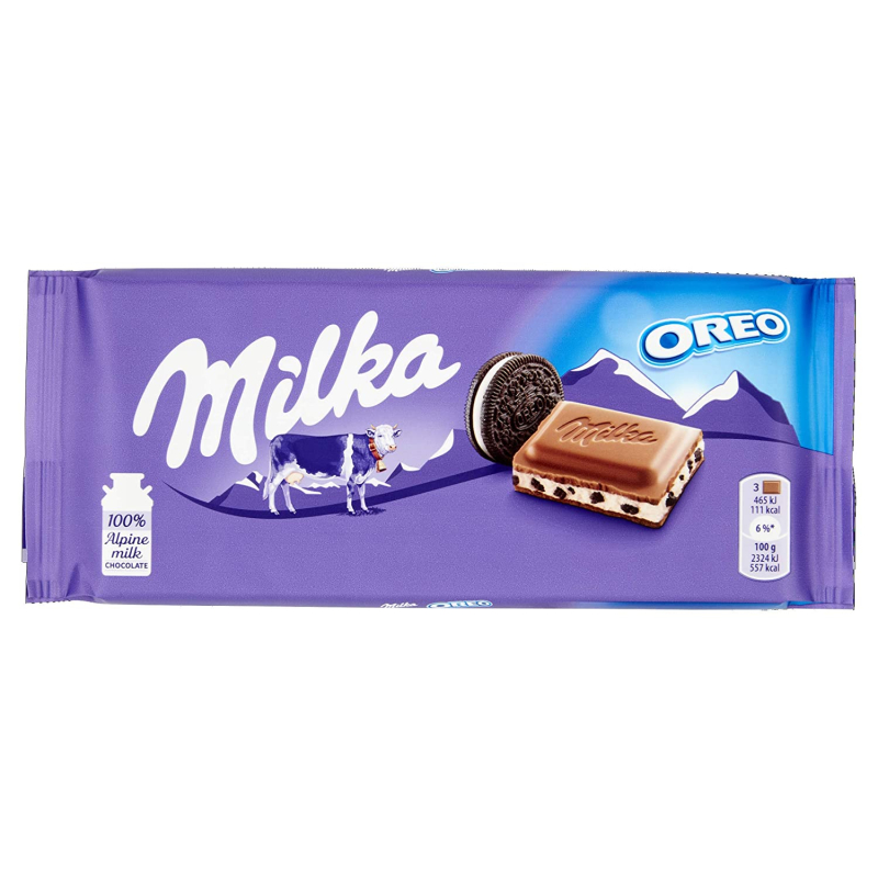 Chocolate Milka Oreo 0.100 20 pcs./box