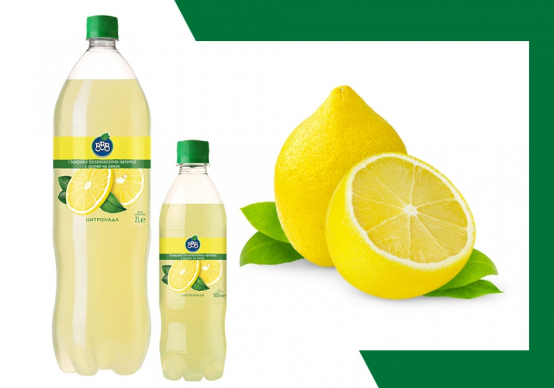 BBB Citronada 2 l Carbonated drink 6 pcs/stack