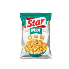 Atıştırmalıklar Star Mix Pizza, peynir ve kırmızı biber / MIX Pizza 90 gr 20 adet/kutu