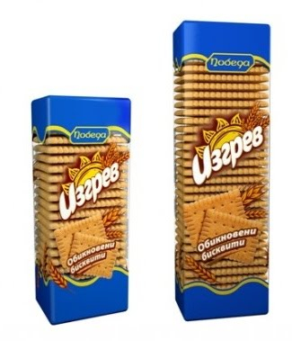 Biscuits Izgrev ordinary 120 g 48 pcs./box