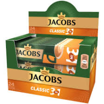 Jacobs 3in1 Kaffee 18g 24 Stk./Karton. 6 Kut/Kash