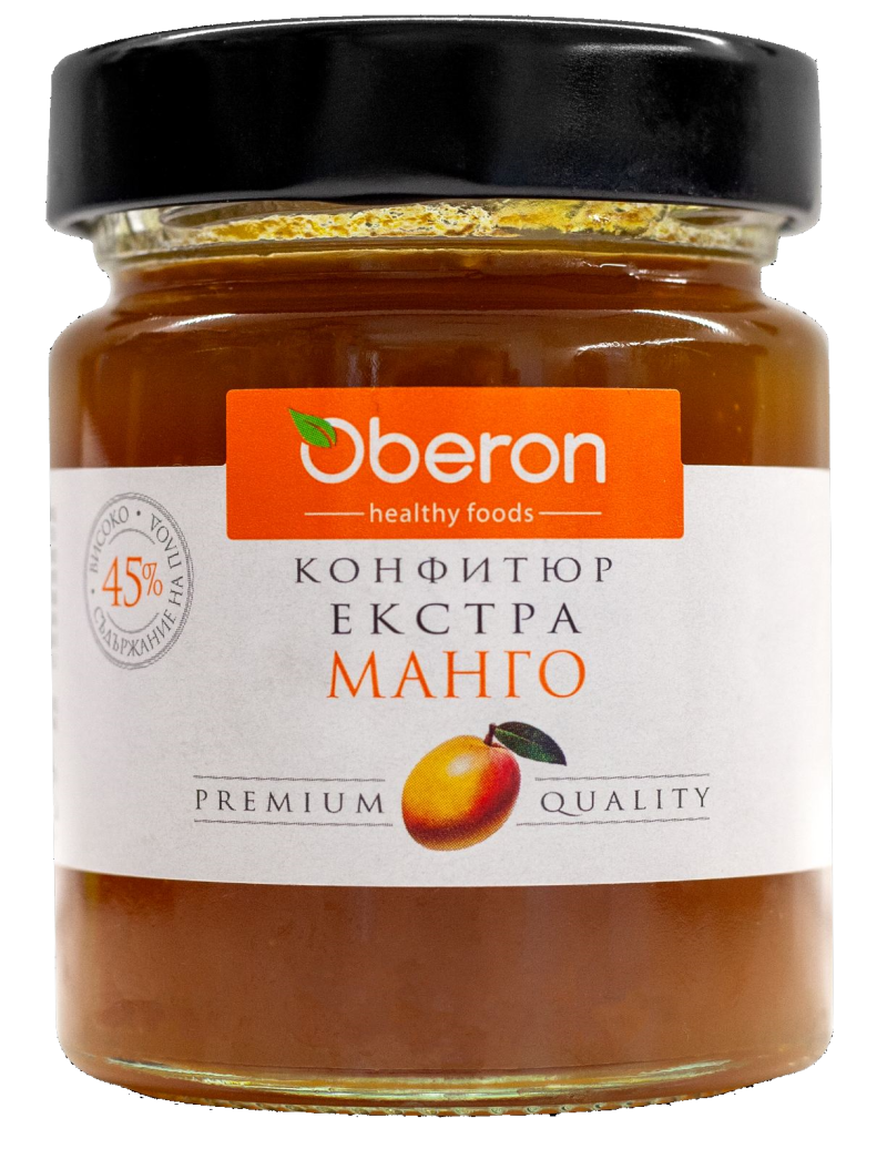 Broşür Oberon Extra Mango Reçeli 220g.