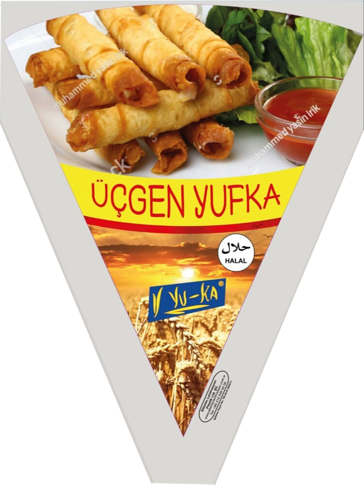 Turkey skins triangular 360 g YU-KA 24 pcs/box