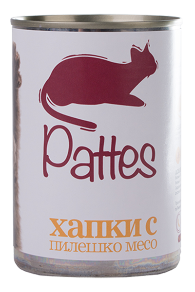 Patis Canned chicken for cats 410 g 24 pcs./st.