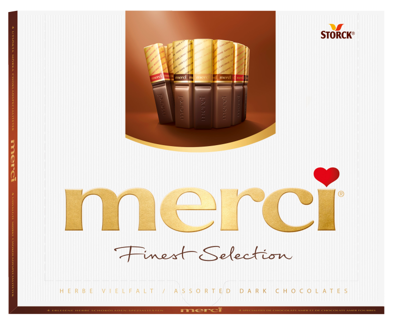 Merci Dark seçimi /kahverengi/ 250 gr 10 adet/kutu