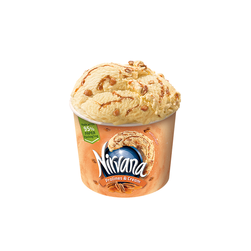 Eisbecher Nirvana Praline und Sahne 20*150 ml