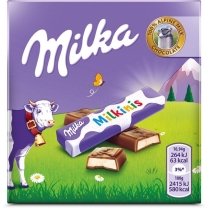 Çikolatalı Milka Çocuk ÇUBUKLARI 43.7g 20 adet/kutu