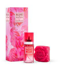 Bio Fresh Set Rose soap square 60 g + perfume 25 ml