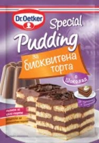 Д-р Йоткер Специален пудинг шоколад за бисквитена торта 90 гр 15 бр./кут
