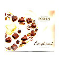 Çikolatalı şekerlemeler Roshen Compliment Karışık Koyu 145g