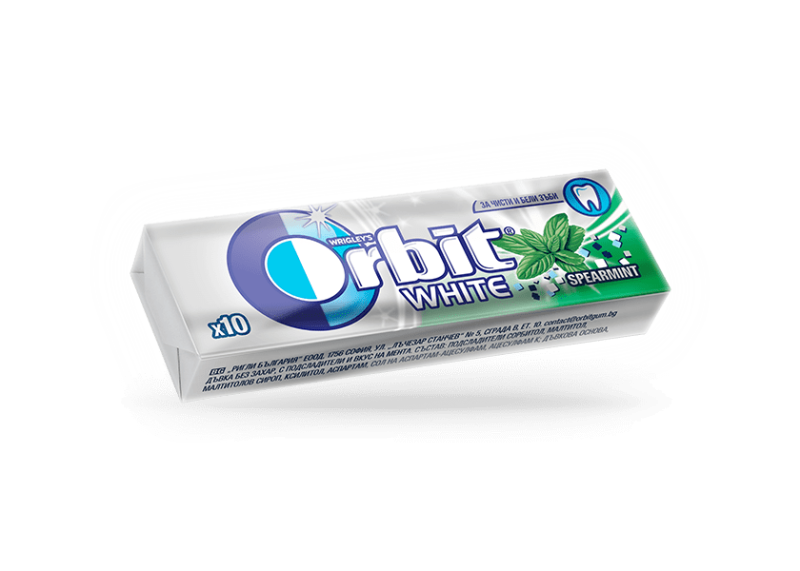 Orbit White Spearmint 10 tablets/30 pack.