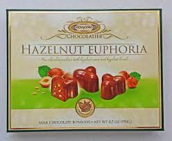 Schokoladenbonbons Slavyanka Haselnuss-Euphorie 190g/Karton