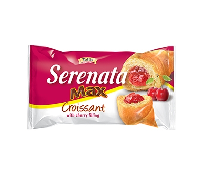 Croissant Serenata max cherry 70 g 30 pcs/box