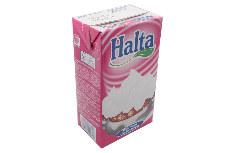 Cream Halta sweet 1 l 12 pcs./stack